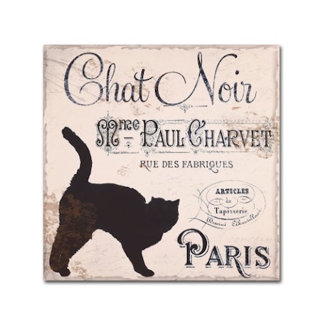Trademark Fine Art Color Bakery 'Les Chats II' Canvas Art, 18x18 ALI4480-C1818GG